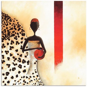 Artland Wandbild Afrikanische Frau I, Frau (1 St), als Alubild, Leinwandbild, Wandaufkleber oder Poster in versch. Größen
