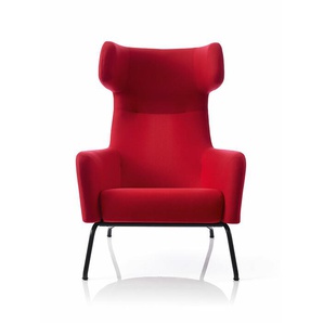 Softline Sessel Havana rot, Designer Busk & Hertzog, 107x79x96 cm