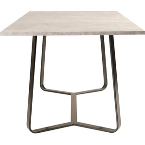 Esstisch HOMEXPERTS Esstisch-Tilda Tische Gr. B/H/T: 160 cm x 76 cm x 90 cm, grau (beton, optik) Esstisch Küchentisch Rechteckige Esstische rechteckig Tisch Breite 140 oder 160 cm