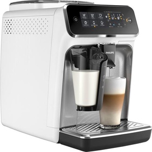 PHILIPS Kaffeevollautomat 3200 Serie EP3243/70 LatteGo Kaffeevollautomaten weiß, inkl. gratis Genusspaket im Wert von UVP 49,99 € weiß (matt, weiß, silber, lackierte arena) Kaffeevollautomat Bestseller