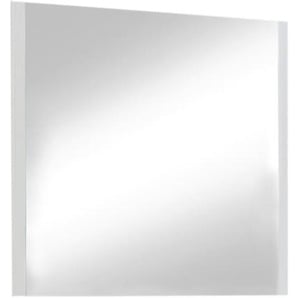 Garderobenspiegel Una in weiß, 80 x 79 cm