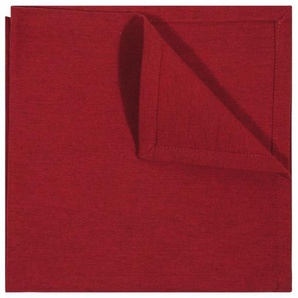pad LEDA Serviette 4er-Set - red - 45x45 cm
