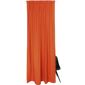 Vorhang ESPRIT Neo Gardinen Gr. 250 cm, verdeckte Schlaufen, 130 cm, orange (bronzefarben, zimt, orange) Gardinen nach Räumen aus nachhaltiger Baumwolle, blickdicht