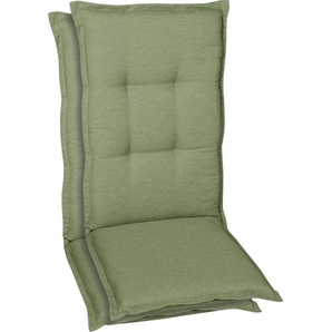 GO-DE Hochlehnerauflage, (Set, 2 Auflagen), in verschiedenen Ausführungen