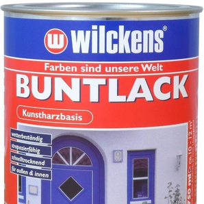 Wilckens 0,75l Buntlack hochglänzend Tiefschwarz Farblack Holzlack Metall Lack