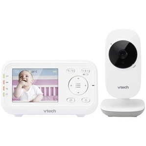 Vtech Babyphone Vm3255 , Weiß , Kunststoff , 23x23x9.5 cm , Babysicherheit, Babyphones