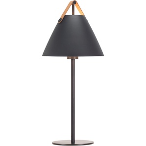 Tischleuchte DESIGN FOR THE PEOPLE Strap Lampen 1 flammig, Ø 25 cm Höhe: 55 cm, schwarz Designer-Tischleuchte Designlampe Nachttischleuchte Tischlampe Nachttischleuchten Lampen