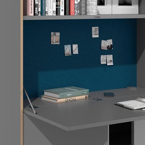 Müller SMALL LIVING Sekretär FLAI Home-Office groß, drei Rückwände: Melamin, magnetisch oder mit 6mm dickem Bulletin Board