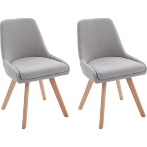 INOSIGN Esszimmerstuhl Dilla (Set, 2 St), im 1er und 2er Set erhältlich, aus Webstoff Bezug, Sitzhöhe 48 cm