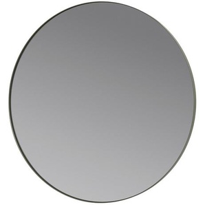 Blomus Wandspiegel , Grau , Metall, Glas , rund , Schlafzimmer, Spiegel, Wandspiegel
