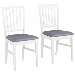 4-Fußstuhl HOME AFFAIRE Ruanda Stühle B/H/T: 44 cm x 92 cm x 50 cm, 2 St., Webstoff, grau Stühle, Sessel und Sitzbänke Stühle im 2er, 4er oder 6er-Set