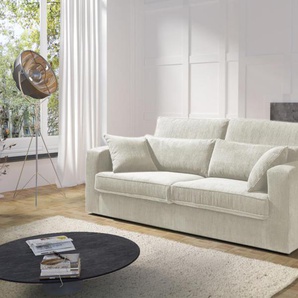 Sofa 3-Sitzer - Cord - Beige - MONDOVI