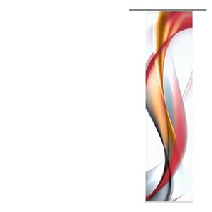 Schiebevorhang | rot | 60 cm | 245 cm |
