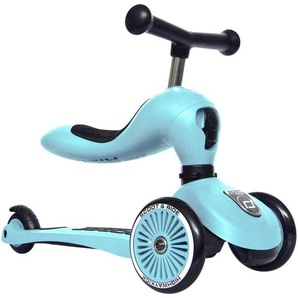Scoot and Ride 2In1-Kinderscooter Highwaykick 1 , Blau , Metall, Kunststoff , 24x37x55 cm , unisex , Bsci, EN 71 , Spielzeug, Kinderspielzeug, Laufräder & Rutschfahrzeuge