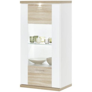 uno Hängevitrine   Titan ¦ holzfarben