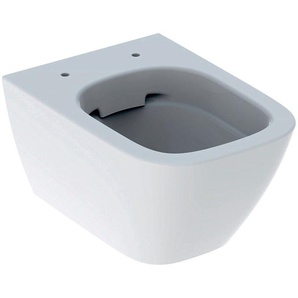 Tiefspül-WC GEBERIT Smyle Square WCs weiß WC-Becken wandhängend, Ausld. 49 cm,