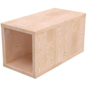 Aufbewahrungswürfel Holz 25x50 cm