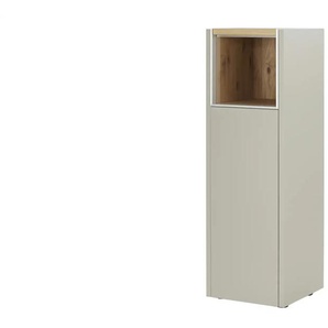 Wohnwert Vitrine  Media Design - grau - 44 cm - 128 cm - 42 cm | Möbel Kraft