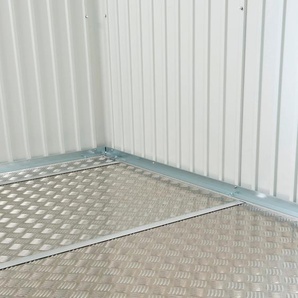 Gerätehaus-Fußboden BIOHORT AvantGarde XXL Gartenhaus-Fußböden B/H/T: 243,5 cm x 0,2 cm x 323,5 cm, silberfarben Geräteschuppen für Stahlgerätehaus