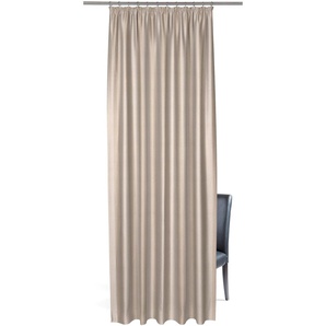Vorhang GARDISETTE Nightliner Gardinen Gr. 140 cm, Kräuselband, 135 cm, beige (creme) Gardinen nach Räumen Gardine