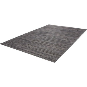 Teppich LALEE Sunset 600 Teppiche Gr. B/L: 80 cm x 150 cm, 7 mm, 1 St., grau Flachgewebeteppich Kurzflorteppich Outdoorteppich Sisalteppich Teppich Webteppich Esszimmerteppiche Teppiche In- und Outdoor geeignet, Wohnzimmer