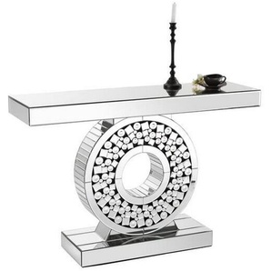 Xora Konsole , Glas , 35.5x80 cm , Wohnzimmer, Wohnzimmertische, Konsolentische