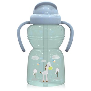 Baby Care Kinder Trinkflasche 325 ml Sport Sipper Trinkhalm Griffe ab 6 Monaten