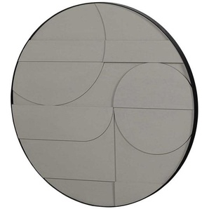 Skandi Design Wanddeko in Grau geometrischem Muster