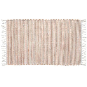 Kelim Teppich | orange | Synthethische Fasern, Baumwolle | 60 cm |