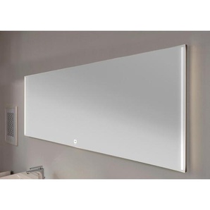 Leonardo Living Badezimmerspiegel , Grau , Glas , rechteckig , 175x60x3.2 cm , Badezimmer, Badezimmerspiegel, Badspiegel