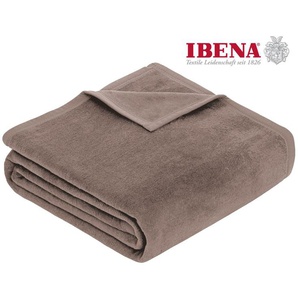 Wohndecke Luxus, IBENA, unifarbenes Design, Kuscheldecke