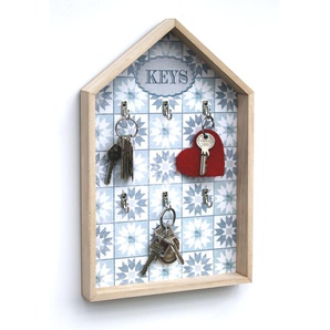 Schlüsselkasten Weiß Holz Keys 32594 Schlüsselbox Schlüsselschrank Landhaus Vintage Shabby Chic