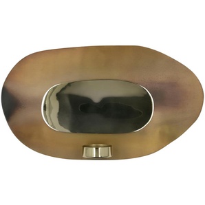 Wandteelichthalter - gold - Metall - 28 cm - 15 cm - 7,5 cm | Möbel Kraft