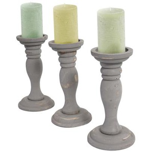 Kerzenhalter-Set aus Holz