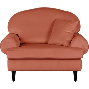 Sessel HOME AFFAIRE Vitreux Samtoptik, B/H/T: 117 cm x 95 cm x 100 cm, rosa Einzelsessel Sessel auch in Bouclé-Bezug, BTH: 11710095 cm