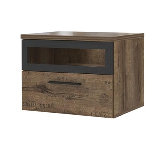 Nachtkommode - holzfarben - 52 cm - 40,8 cm - 41,3 cm | Möbel Kraft