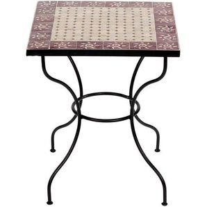 Marokkanischer Mosaiktisch 60x60cm Bistrotisch Marokko Tisch Gartentisch Sumil