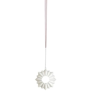 Kähler Stella Teelichthalter hängend - white - Ø 13,5 - Höhe 13,5 cm