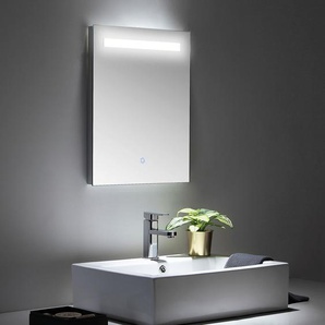LED Spiegel 45x60 cm mit Touch Bedienung