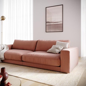 Big-Sofa Cubico 290x120 cm Flachgewebe Orange, Big Sofas