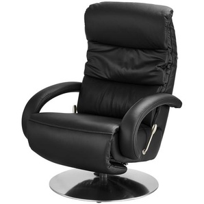 Hukla Leder-Relaxsessel  Florian ¦ schwarz