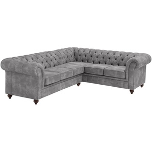 Home affaire Chesterfield-Sofa Chesterfield, mit Knopfheftung, auch in Leder