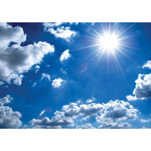Fototapete Himmel Sonne Wolken Lens Flare Effekt  no. 1620 | Fototapete Vlies - PREMIUM PLUS | 104x70.5 cm