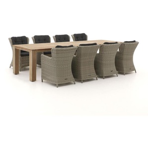 Intenso Milano/ROUGH-X 320 cm Gartenmöbel-Set 9-teilig