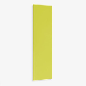 Glas-Magnettafel | Gelb | 20 x 60 cm