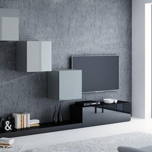 Wohnwand Cormons Vi Modern Wohnzimmer-set Hochglanz Elegante Kollektion Stilvoll