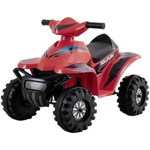Quad Mini Quad , Rot, Schwarz , Metall, Kunststoff , 48x43 cm , unisex , EN 71 , Spielzeug, Kinderspielzeug, Kinderautos