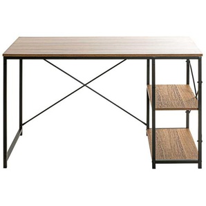 Schreibtisch mit Seitenregal 120 x 60 cm