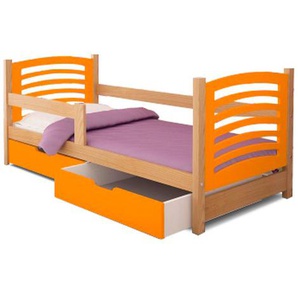 Clif Einzelbett Kiefer Orange