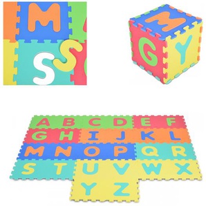 Moni Puzzle Spielmatte 26 teilig Alphabet Puzzleteppich Teilegröße 32 x 32 cm